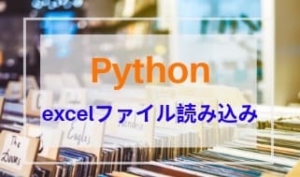 Python超初心者：PythonでExcelファイルを読み込む